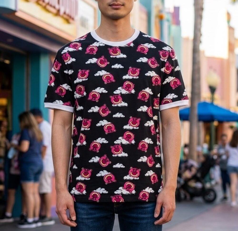 Disney Parks Lotso T-Shirt Black Pixar Toy Story Tee Unisex M Medium NWT